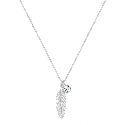 Abbildung von Elli Feather Halskette, Damen, Größe: 45, Weiss