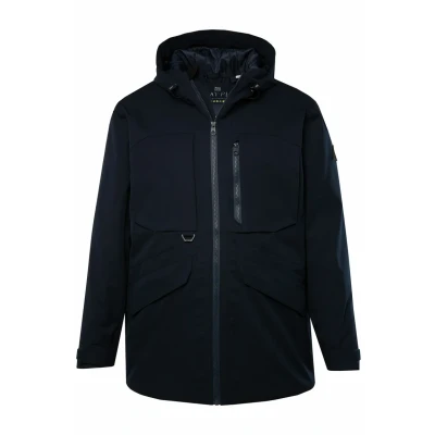 Abbildung von JP1880 MIT Reflektordetail Regenjacke / wasserabweisende Jacke, Herren, Größe: Large, Navy blue