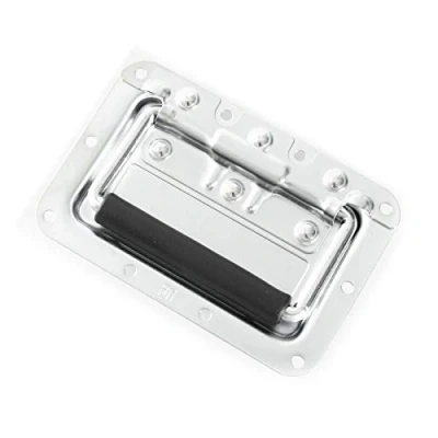 Abbildung von Adam Hall Hardware Klappgriff mittel gefedert in Einbauschale 8 mm tief