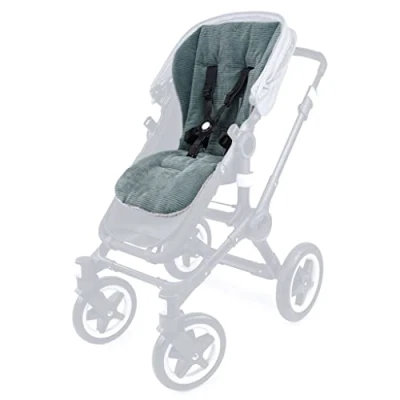 Abbildung von Liebes von priebes Sitzauflage Konrad für Kinderwagen und Buggy Sitzeinlage beidseitig verwendbar &amp; waschbar Schonbezug Universal Wendeauflage 100% Baumwolle