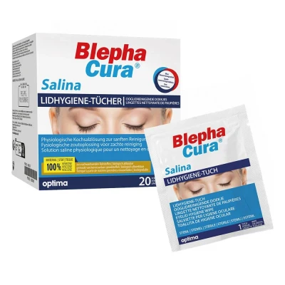 Abbildung von Blephacura Salina Lidhygiene tücher
