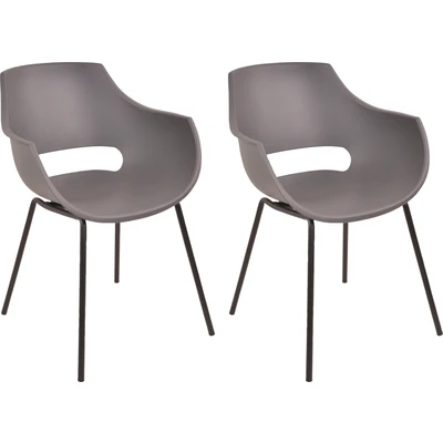 Abbildung von SIT Möbel SIT&amp;CHAIRS Stuhl, 2er Set grau