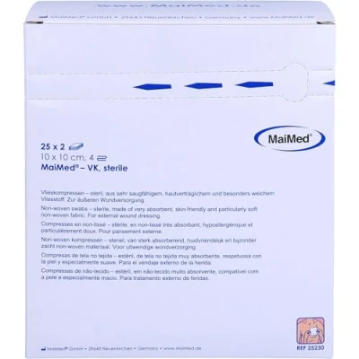 Abbildung von Vlieskompressen Steril 10x10 cm 25X2 St