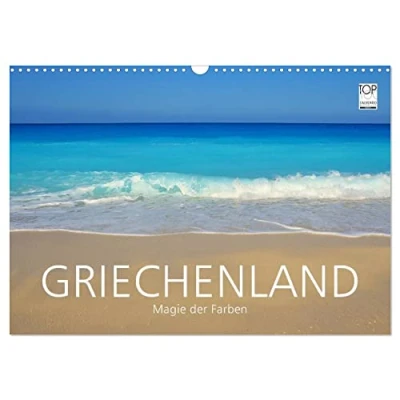 Abbildung von Griechenland Magie der Farben (Wandkalender 2025 DIN A3 quer), CALVENDO Monatskalender