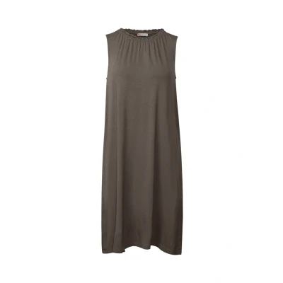 Abbildung von STREET ONE Damen 1408785 Ärmelloses Kleid, Nomad Brown, 34