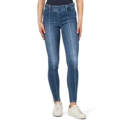 Abbildung von ONLY Skinny fit Jeans &quot;ONLWAUW MID SK ZIP CUT DNM&quot;