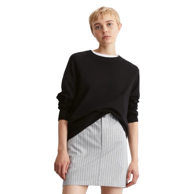 Abbildung von Marc O&#039;Polo Denim CREW NECK Strickpullover, Damen, Größe: XS, Black