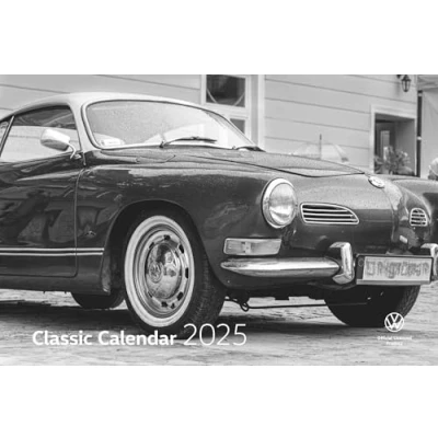 Abbildung von arti promotion VW Classic Calendar 2025 Wandkalender, 49,5x33cm, Kalender mit Klassikern aus der Geschichte, tolle Aufnahmen Modelle, internationales Kalendarium, Spiralbindung
