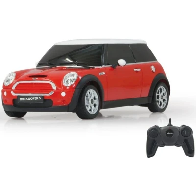 Abbildung von Mini Cooper S 1:24 2,4GHz offiziell lizenziert, 1 Stunde Fahrzeit bei ca. 9 Km/h, perfekt nachgebildete Details, hochwertige Verarbeitung, Rot