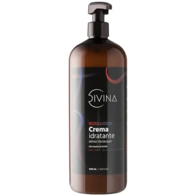 Abbildung von Feuchtigkeitsspendende No Rinse Creme mit Sheabutter für gewelltes, lockiges, supergelocktes und Afro Haar Natural&amp;Amazing von DIVINA BLK (1000ml)