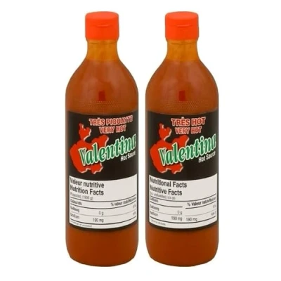 Abbildung von ValentinA Black Label Hot Sauce 12.5 oz. (Pack of 2) (Extra Hot) by