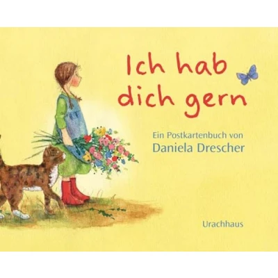Abbildung von Postkartenbuch »Ich hab dich gern«