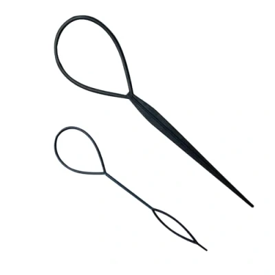 Abbildung von Haarnadel, 2 Stück Hair Styling Zubehör, Haar Clip Pads, Haare Frisuren Set, DIY