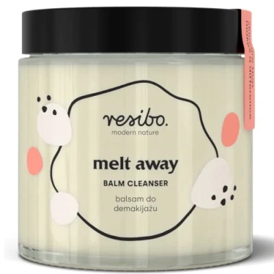 Abbildung von Resibo, Reinigungsbalsam Melt Away, Naturkosmetik, Gesichtsreinigung, Porenreiniger, Gesichtsreiniger, Mitesserentferner Makeup Entferner, Augen Entferner Wasserfest, Mango, 100 ml