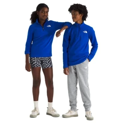 Abbildung von The North Face TEEN Glacier ZIP Unisex Fleecepullover für Kinder, Größe: 116 119, Blue