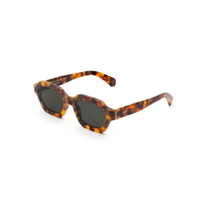 Abbildung von Retrosuperfuture Pooch Spotted Unisex Sonnenbrille, Größe: 54, Havana