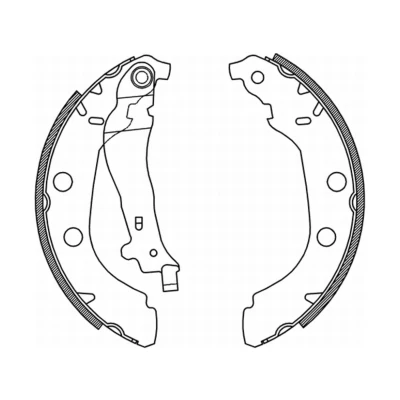 Abbildung von ABE C0P027ABE Bremsbacken Hinterachse 228,6 42 BENDIX PEUGEOT: 406 Kombi, Limousine