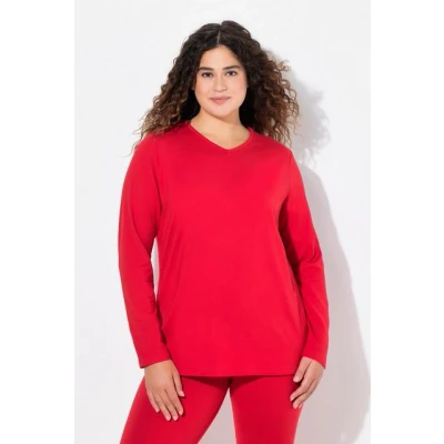 Abbildung von Ulla Popken Longsleeve Ski Funktionsshirt schnelltrocknend Loop Langarm