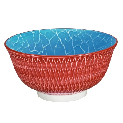 Abbildung von Cilio AMICI Bowl Rauten rot 18 cm