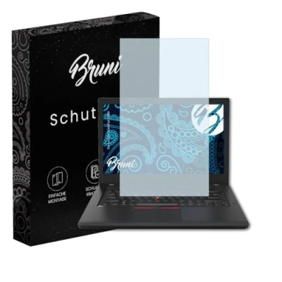 Abbildung von Bruni Schutzfolie kompatibel mit Lenovo ThinkPad T480 Folie, glasklare Displayschutzfolie (2X)