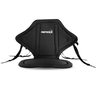 Abbildung von NEMAXX® Sup Sitz mit und Rückenpolster Kissen für Board &amp; Kajak Aufblasbar Leicht zu Transportieren Paddel Rutschfest Weich