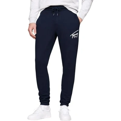 Abbildung von Tommy Jeans SLIM Entry Graphic Jogginghose, Herren, Größe: 46, Dark night navy