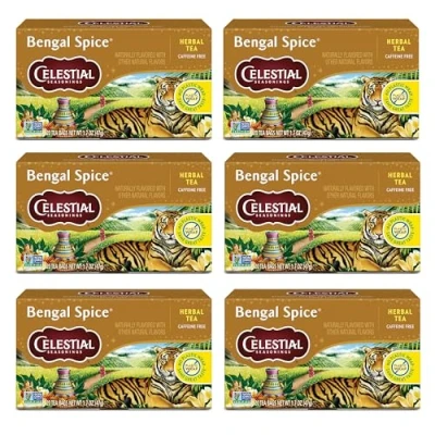 Abbildung von Celestial Seasonings Bengal Spices Tee 20 Beutel (6er Packung)