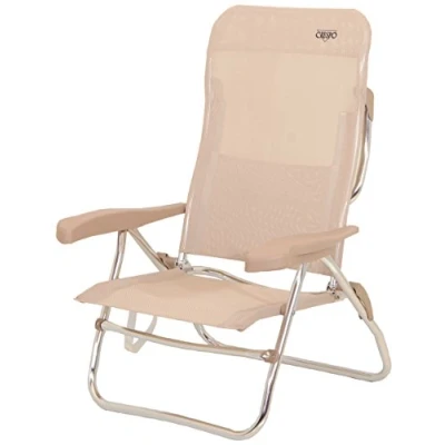Abbildung von Crespo Silla cama Playa 6 pos.Dural.(Multifibra), ‎Einheitsgröße, Beige