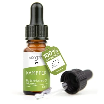 Abbildung von NeoOrganic® bio Kampferöl (Ravintsaraöl Cinnamomum camphora) 100% naturreines ätherisches Kampfer Öl Ravintsara 10ml