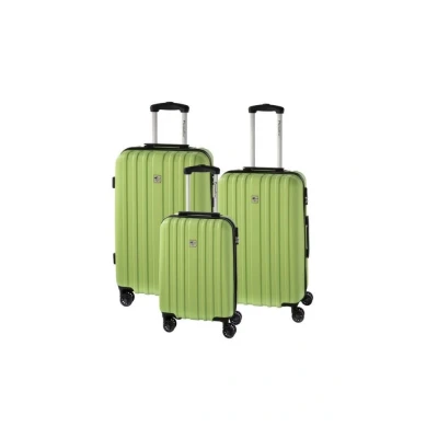 Abbildung von CHECK.IN Aurora Trolley Set 3 tlg. Limettengrün Koffer mit 4 Rollen Kofferset