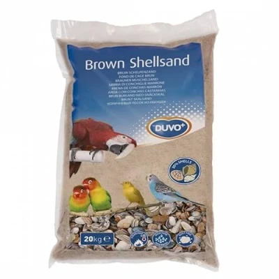 Abbildung von DUVO+ Vogelsand Muschelsand braun