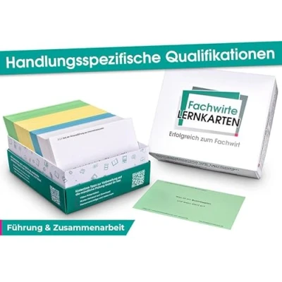 Abbildung von Handlungsspezifische Qualifikationen Lernkarten Führung &amp; Zusammenarbeit: Prüfungsvorbereitung für Wirtschaftsfachwirte, Industriefachwirte, technische Fachwirte und Veranstaltungsfachwirte