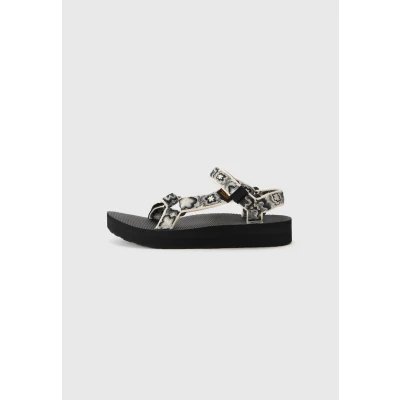 Abbildung von Teva Midform Universal Trekkingsandale, Damen, Größe: 42, Neon black/ white Schuhe