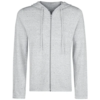 Abbildung von Jack &amp; Jones Sweatjacke, Herren, Größe: Small, Light grey melange