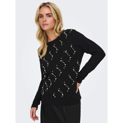 Abbildung von ONLY Rundhalspullover ONLLIANA LIFE LS PEARL O NECK CC KNT