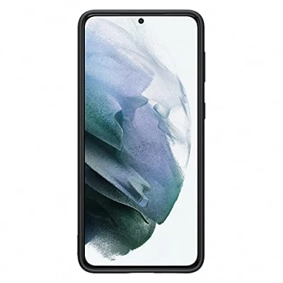 Abbildung von Samsung Silicone Smartphone Cover EF PG996 für Galaxy S21+ 5G Handy Hülle, Silikon, Schutz Case, stoßfest, dünn und griffig, Schwarz
