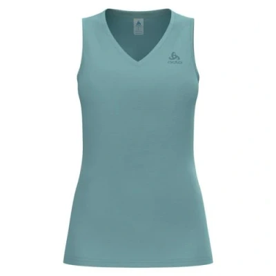 Abbildung von ODLO Vneck Singlet Active Unterhemd/shirt, Damen, Größe: 34/36, Aqua haze