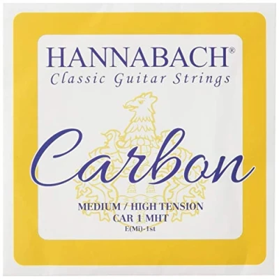 Abbildung von Hannabach 652711 Klassikgitarrensaiten CARBON Medium / High Tension Diskant E1