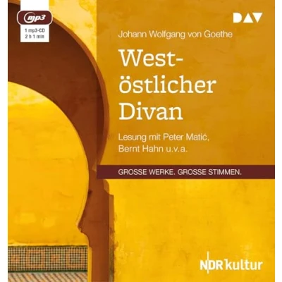 Abbildung von West östlicher Divan: Lesung mit Peter Matić, Bernt Hahn u. v. a. (1 mp3 CD): Matic, CD)