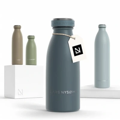 Abbildung von LARS NYSØM Isolierflasche Ren, BPA Freie Thermosflasche 350ml 500ml 750ml 1l 1,5l