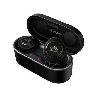 Abbildung von JVC HA FW1000T U True Wireless Earphones, Wood Series (Wooden Dome), Bluetooth 5.2, Noise Cancelling,