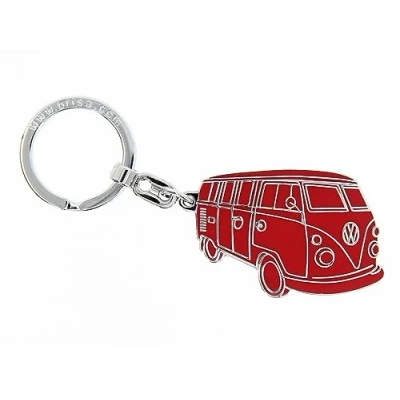 Abbildung von VW Collection by Brisa Volkswagen T1 Bulli BUS Schlüsselanhänger, Größe: One Size, Rot