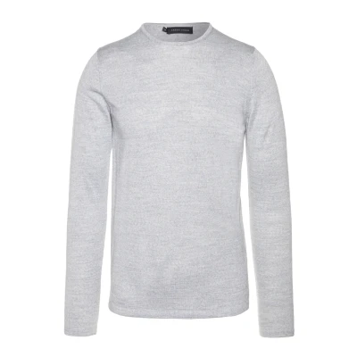 Abbildung von Casual Friday Cfkent Merino CREW NECK KNIT Strickpullover, Herren, Größe: Large, Light grey melange
