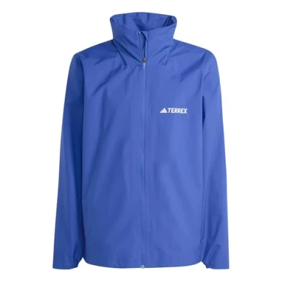 Abbildung von adidas Herren Terrex Multi Essentials 2 Layer Rain Jacket, semi lucid blue, S
