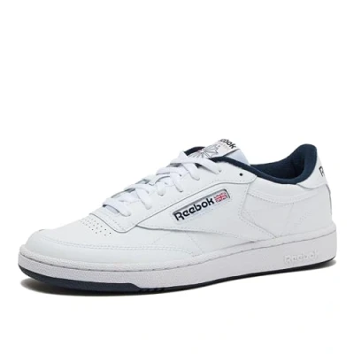 Abbildung von Reebok Herren Club C 85 Sneaker, weiÃŸ/Marineblau, 42.5 EU