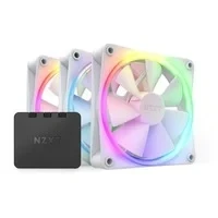 Abbildung von NZXT F120 RGB Fans RF R12TF W1 Erweiterte Anpassung der Beleuchtung flüsterleise Kühlung dreifach (inklusive Lüfter und Controller) 120mm Weiß