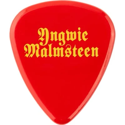 Abbildung von JIM DUNLOP Plektrum Signature Yngwie Malmsteen Delrin 2mm 24 Stück, Rot