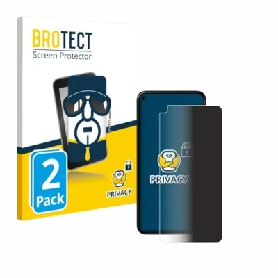 Abbildung von BROTECT (2 Stück Anti Spy Blickschutzfolie für Google Pixel 5 Privacy Screen Protector [Displayschutz Folie, Sichtschutz, Blaulichtfilter]