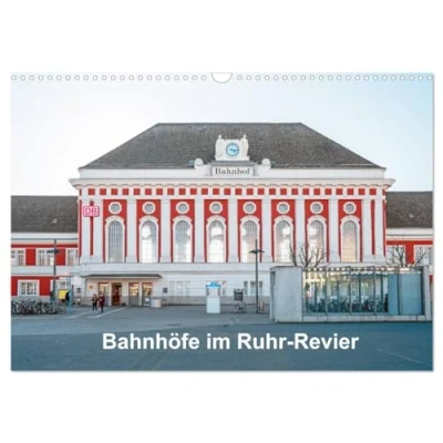 Abbildung von Bahnhöfe im Ruhr Revier (Wandkalender 2025 DIN A3 quer), CALVENDO Monatskalender
