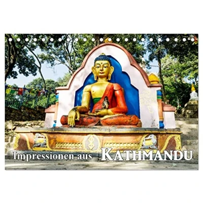 Abbildung von Impressionen aus Kathmandu (Tischkalender 2025 DIN A5 quer), CALVENDO Monatskalender